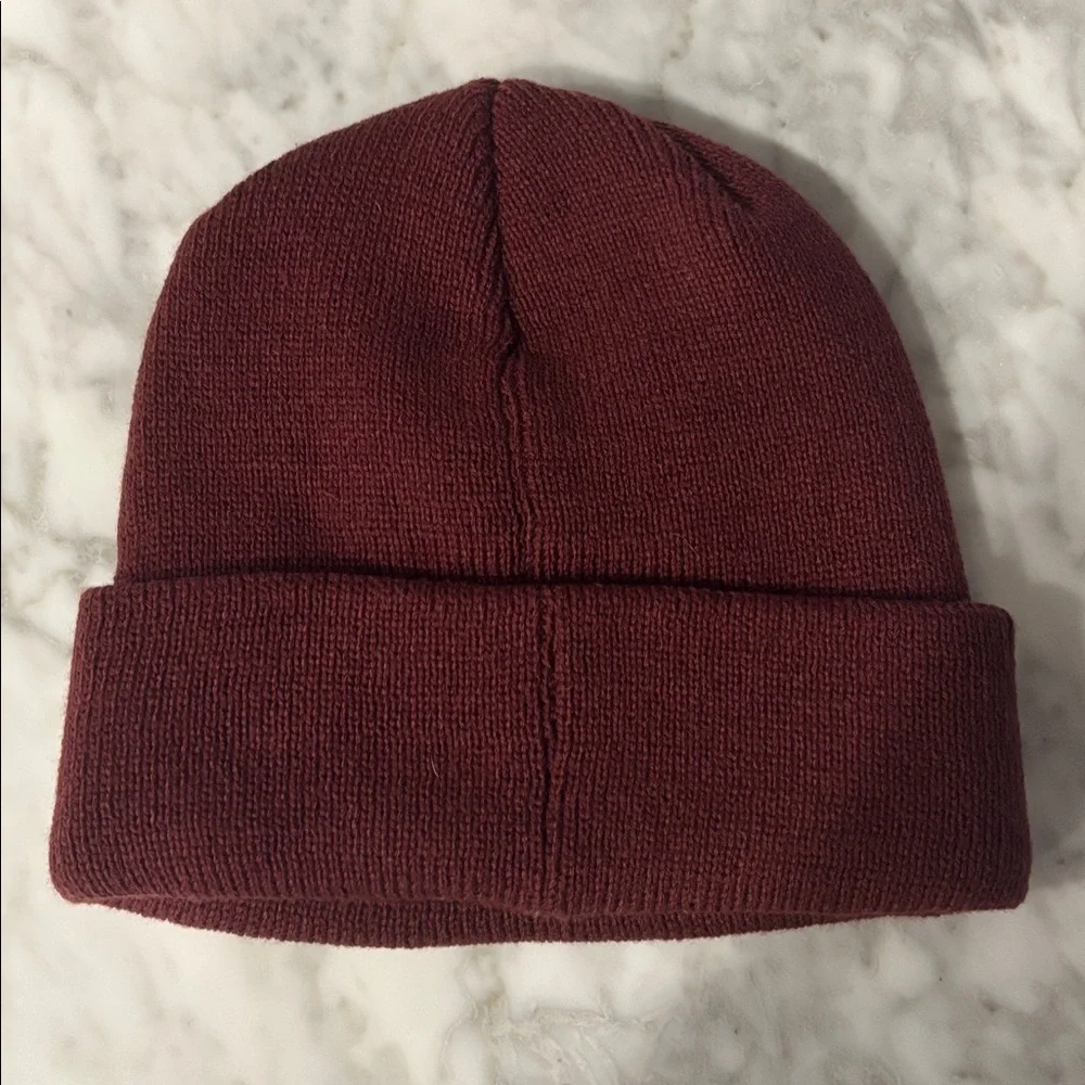 Adidas Burgundy Knit Beanie
